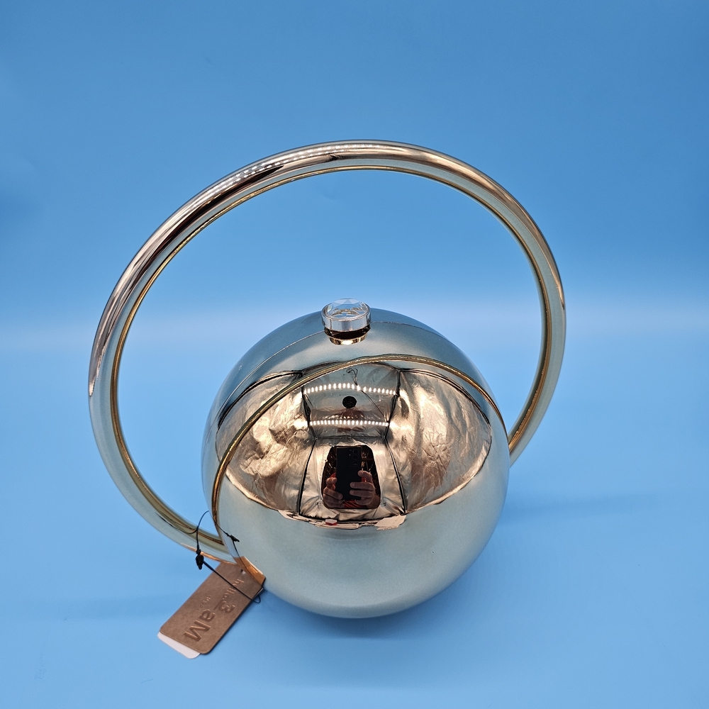 Metallic Gold Sphere Handbag by - Picture 4 of 4